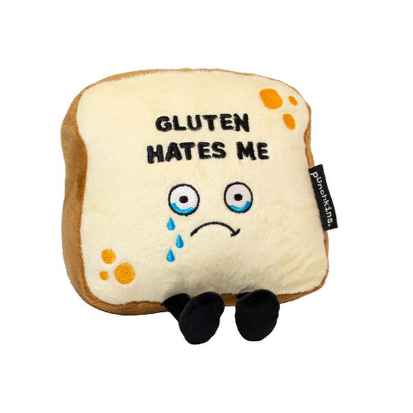 Gluten Hates Me Bread Plush Punchkin